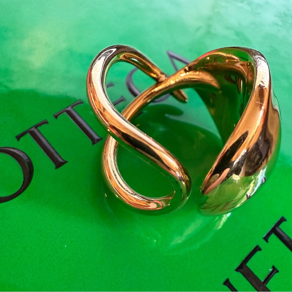Gold Bottega Veneta Women's Jewelry Ring